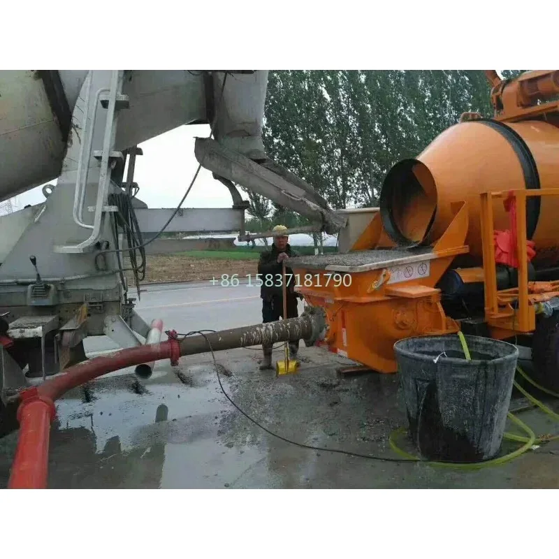 

Factory Price Concrete Pump Mixer Building Construction Foam Concrete Mixer Pumping Machine Diesel Mini Railway Concrete Pumps