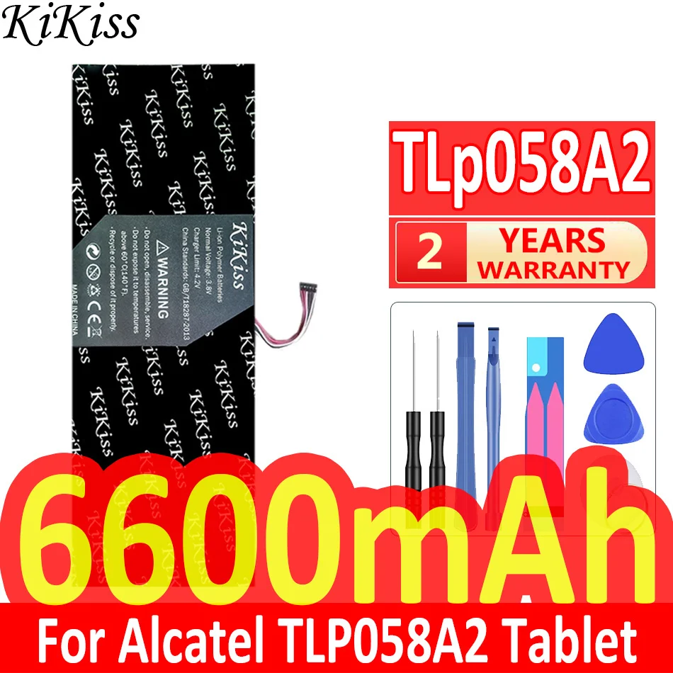 

6600mAh KiKiss Powerful Battery For Alcatel TLP058A2 Tablet