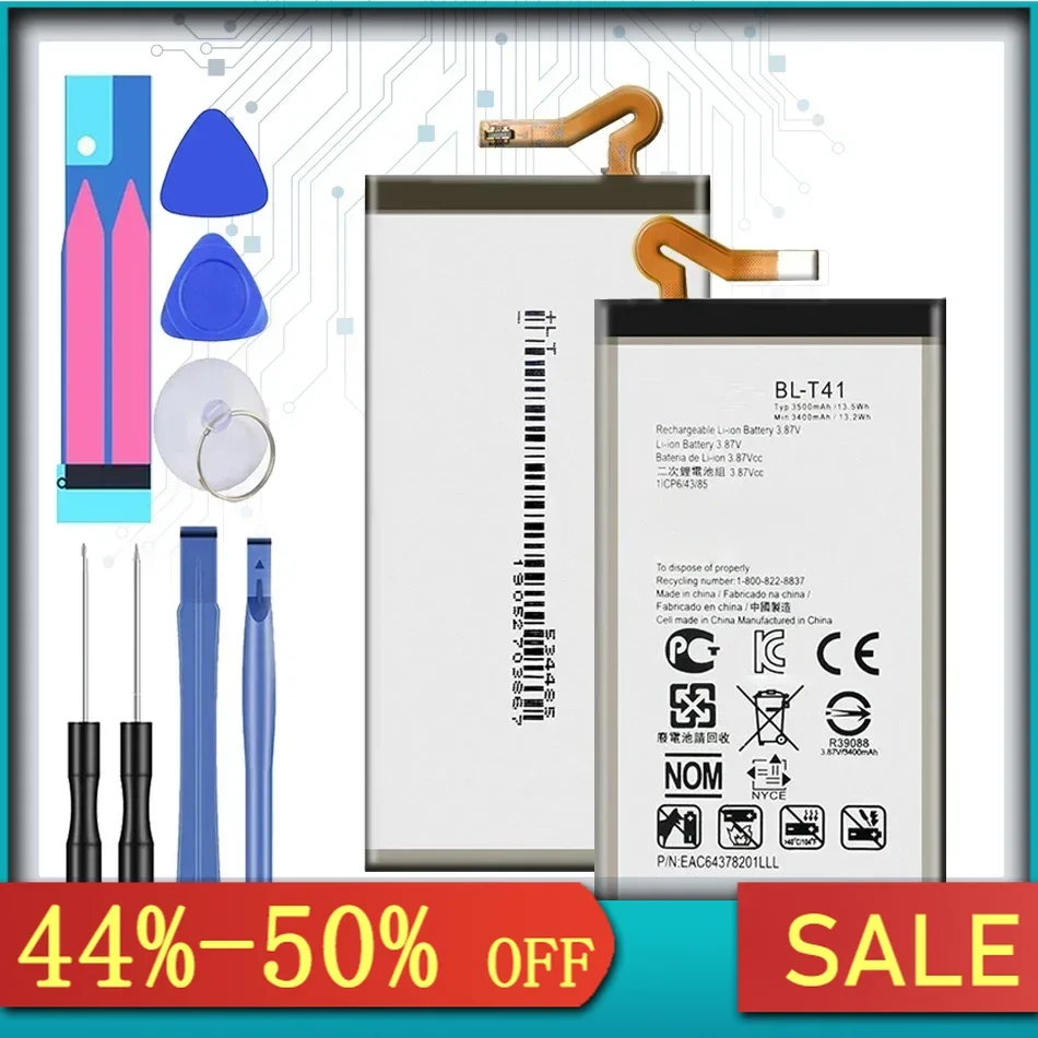 BL-T41 Battery For Lg G8 ThinQ LMG820QM7 LMG820UM1 LM-G820UMB LMG820UM0 LM-G820N Mobile Phone Bateria + Free tool