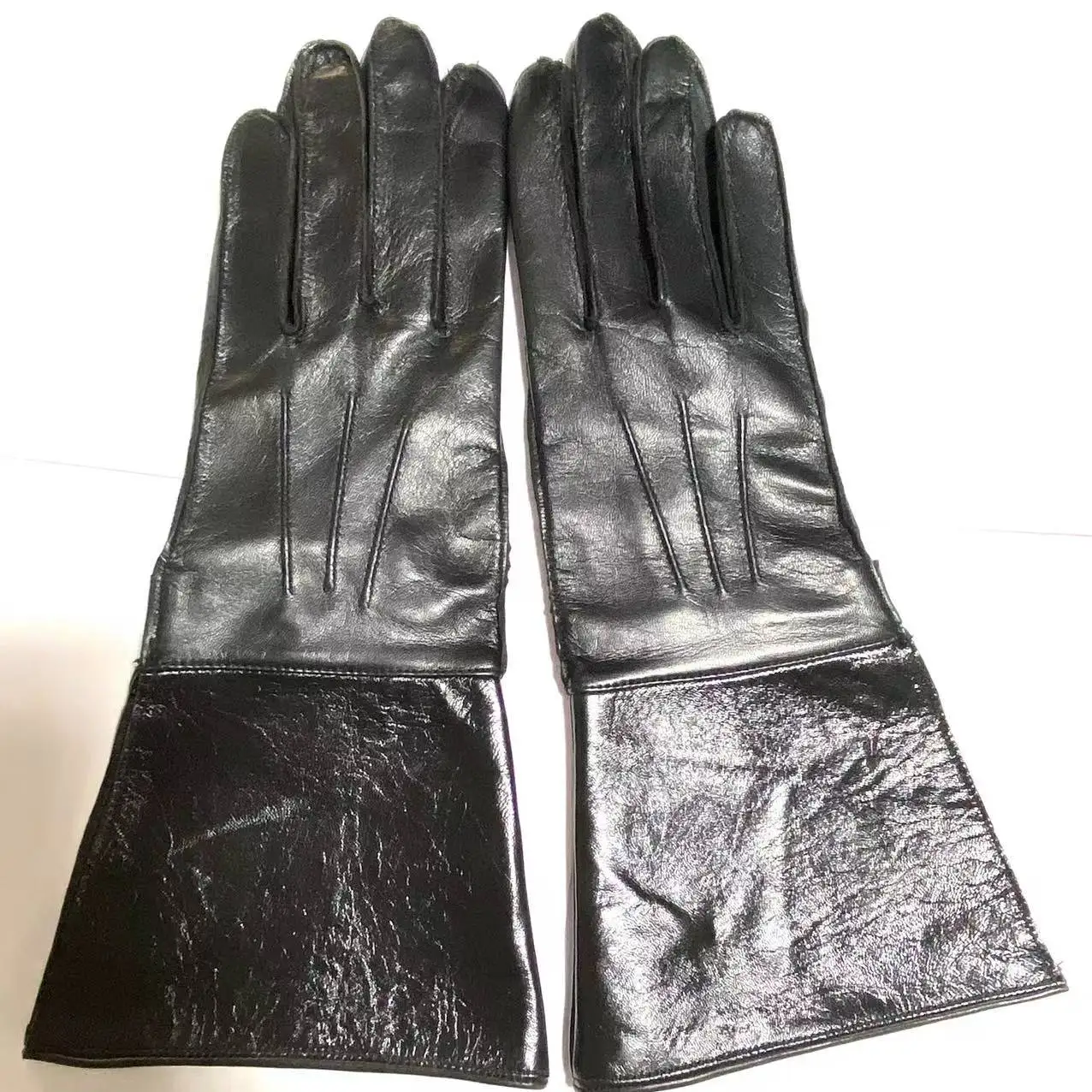 Wind Proof Durable Retro Motorcycle Cross-country Riding Anti Falling Breathable Full Leather Gloves Waterproof Warm Army Men