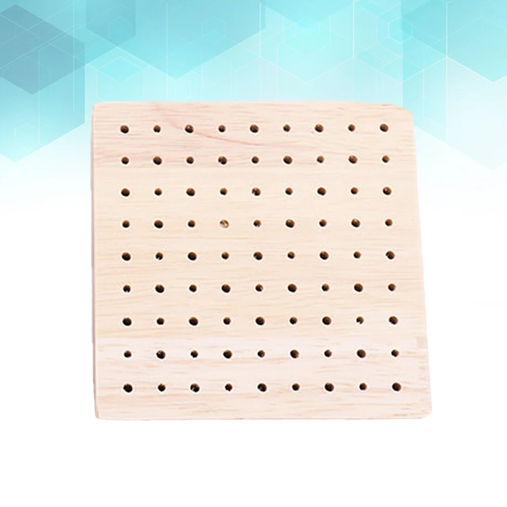 

Wood Base Clay Figurines Holder Durable Lightweight Practical Suitable for Clay Sculpture Wood Base