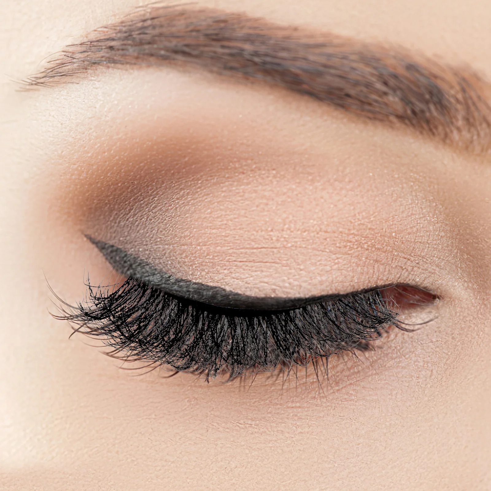 

3d False Eyelashes Fake Extension Strips with Natural Look Thick Makeup Extensions