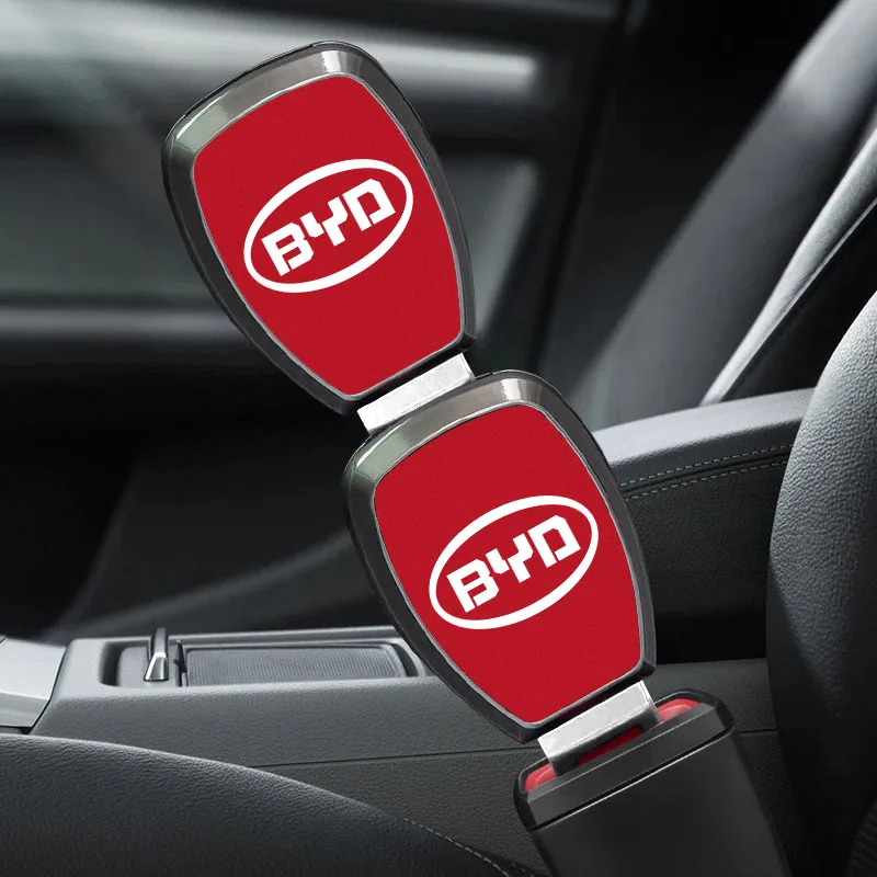 Premium 1PC Car Seatbelt Extension Converter For BYD Atto 3 Seal Dolphin Han Tang Song Yuan, Safety Seat Belt Buckle Extender Ad 5
