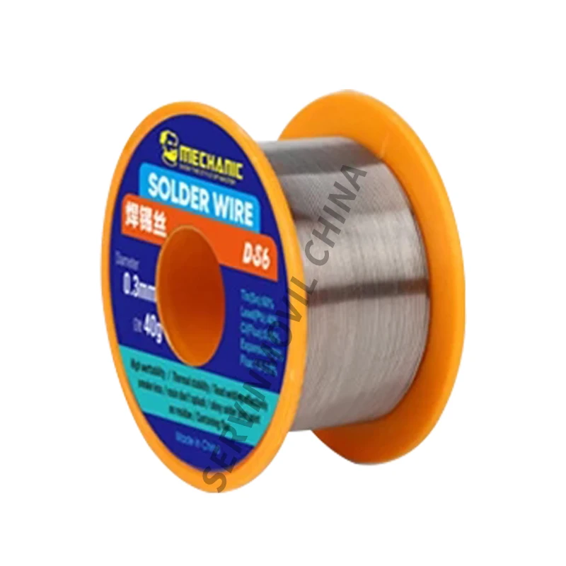 MECHANIC DS6 Solder Wire  0.3 0.4 0.5 0.6 0.8 MM For Electronic Soldering Iron Welding High Purity No-clean Rosin Solder Wire