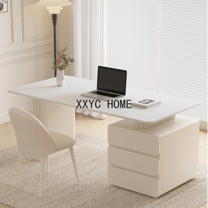 

Rock Plate Light Luxury Office Desks Modern Living Room Big Study Design Computer Office Desks Escritorios Work Furniture QF50OD