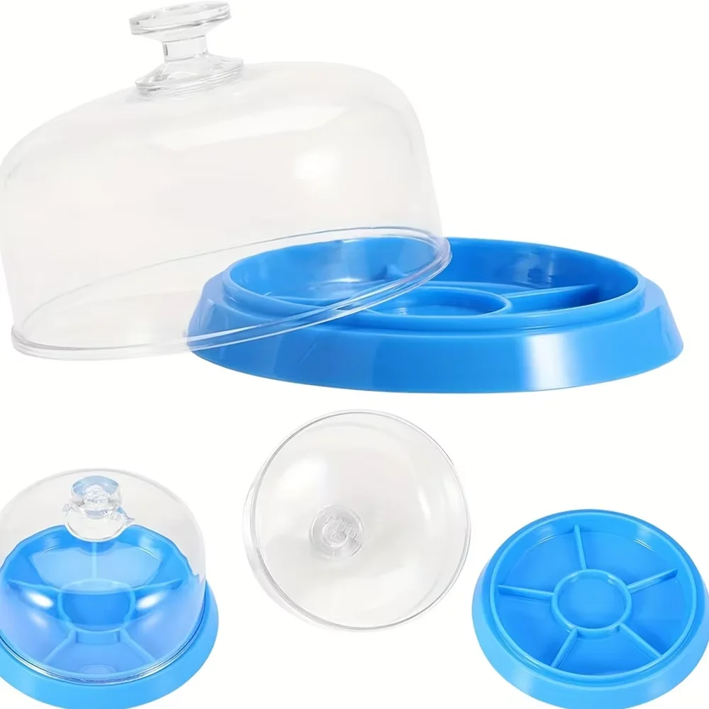 1 Set Of Watch Repair Tools - Dustproof And Moisture-Proof Movement Cover With Storage Tray Suitable For Watch Parts