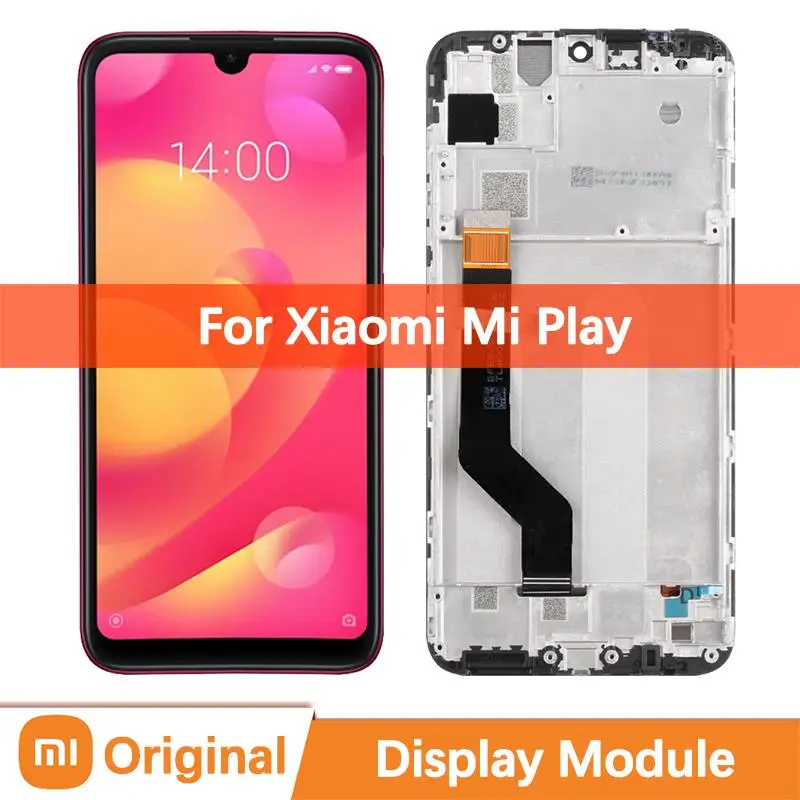 

5.84" 100% Original LCD Display For Xiaomi Play Screen Touch Panel Screen Digitizer Repair Parts M1901F9E Mi Play Assembly