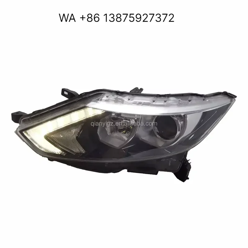 WMWMNU Super Bright Halogen Projector Headlights for 2016 Qashqai Automotive Headlight Components Replacement Parts