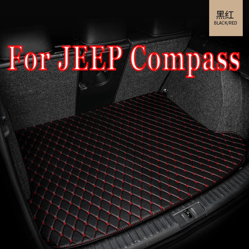 Car Trunk Mat For JEEP Compass 2007-2017 08 09 10 11 12 13 14 15 16 Custom Car Accessories Auto Interior Decoration