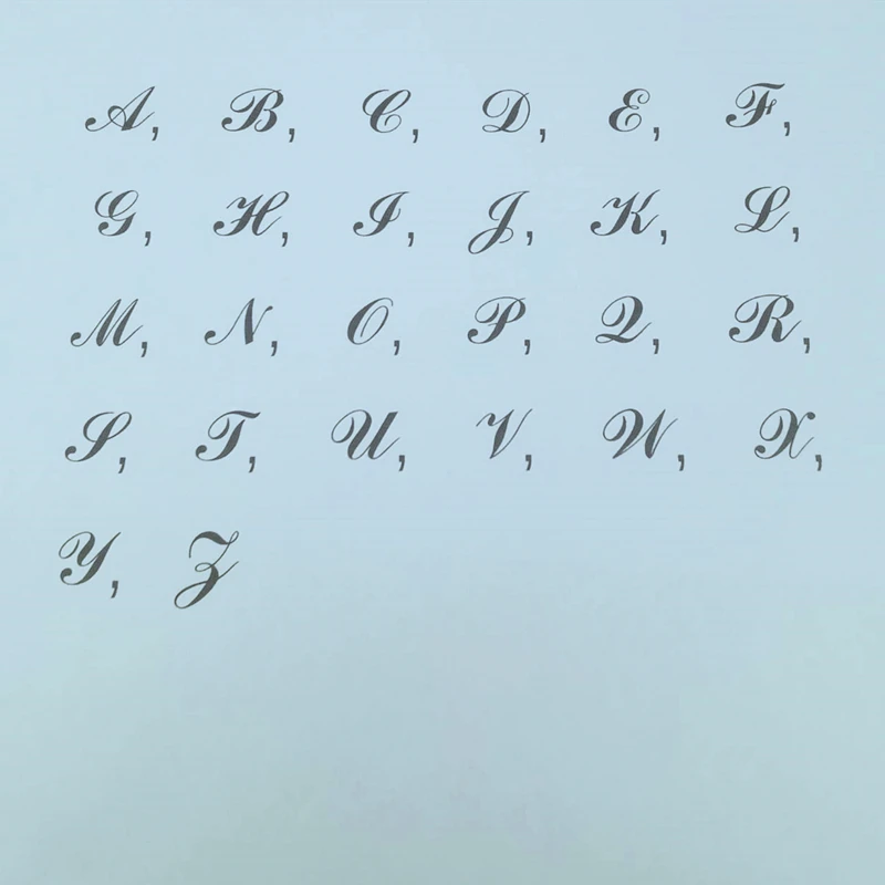 Duoying-Bagues Initiales Personnalisées, Hip-Hop, Coeur, Lettre, Forme de Cœur, Cadeaux pour la colonne vertébrale