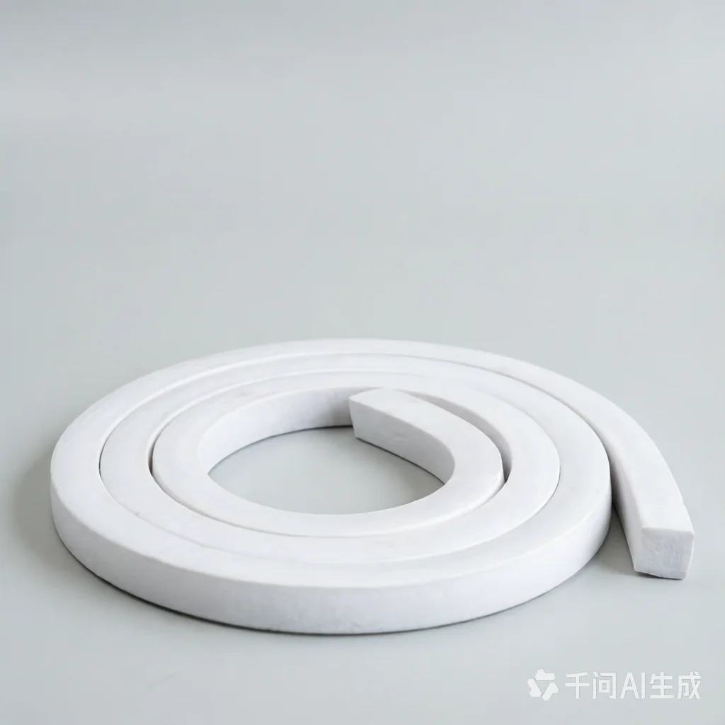 High Density Silicone Sponge Strip, High & Low Temp Resistant, Soft Elastic Foam Square Seal Gasket