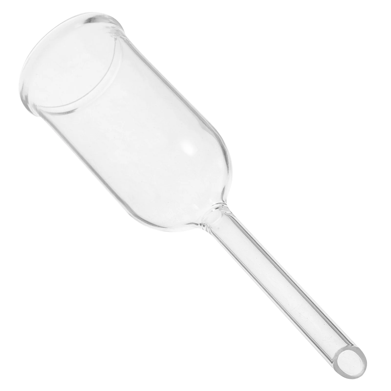 Scientific Filtration Funnel Cylindrical Glass Portable and Wear-Resistant for Lab Experiments and Classroom Use