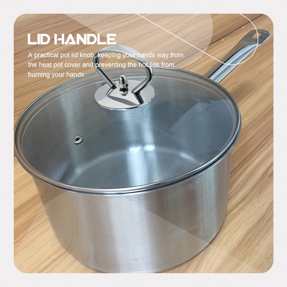 

12Pcs Pot Lid Handle Sturdy Stainless Steel Non-Slip Heat Resistant Pan Cover Grip Universal Lid Knob Kitchen Pot Accessory