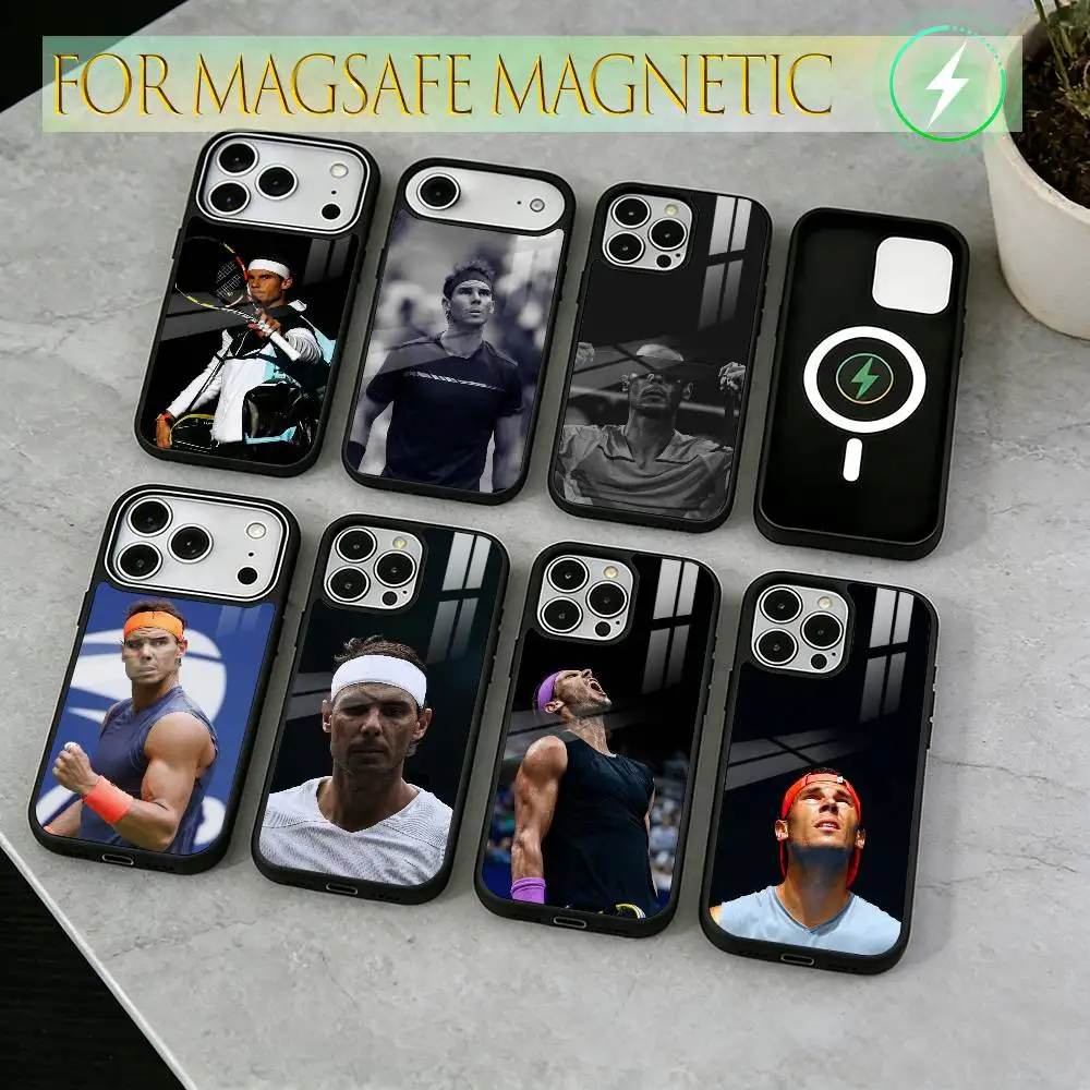 

Rafael Nadal Phone Case For iPhone17,16,15,14,13,12,11 Plus,Pro Magnetic For Magsafe Wireless Charging