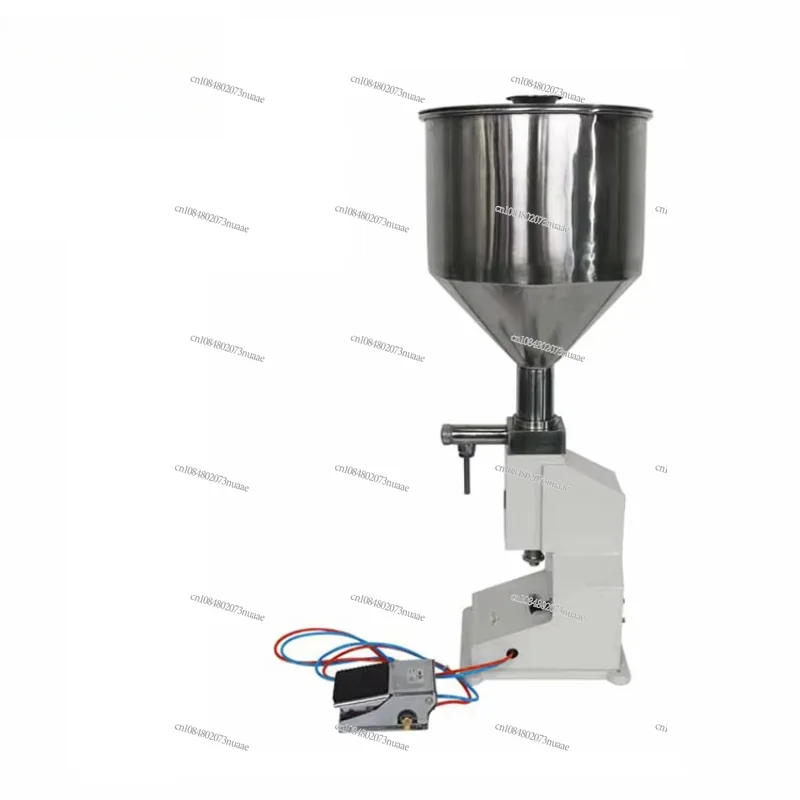 

A03 Manual Small Capacity Piston Essential Oil Cosmetic Lotion Paste Bottle Paste Liquid Filling Machine with Scale Line