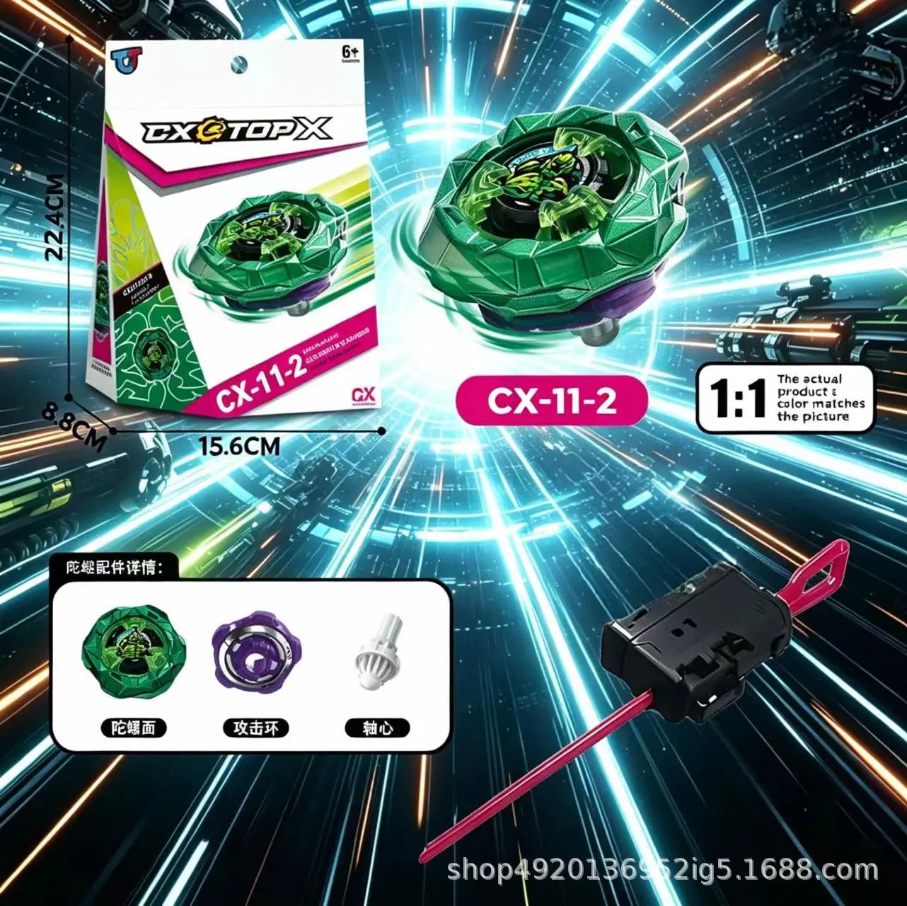 New model, Emperor's three fangs, popular combat alloy gyro,decompression, holiday gift