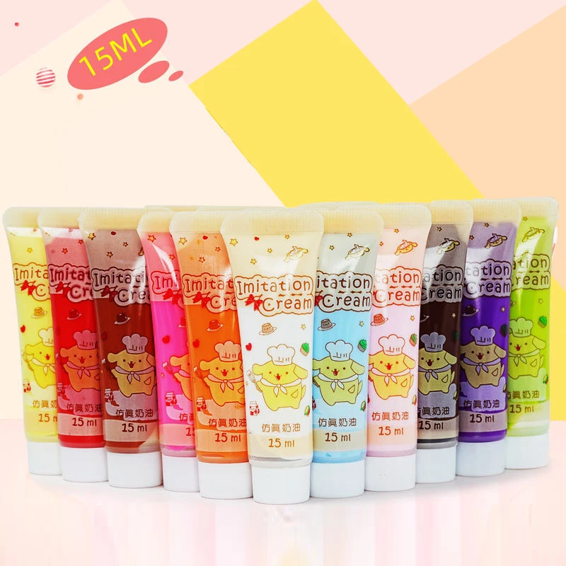 

15ML/Bottle Simulation Cream Gel DIY Craft Fake Whipped Cream Clay Phone Mobile Shell Case Cake Cream