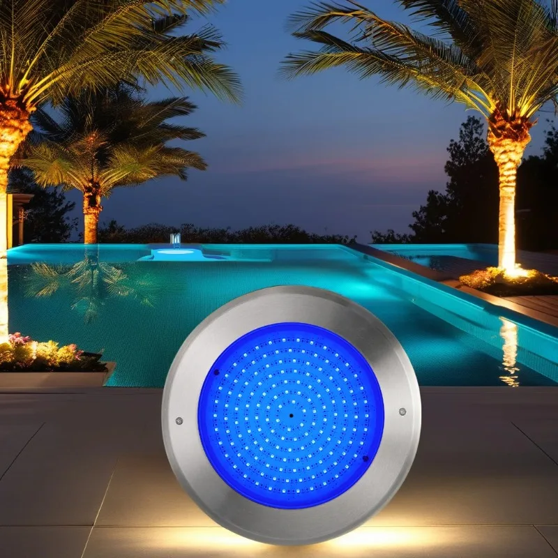 

24W RGBW Wifi Color Changing Pool Light Surface Mount IP68 Waterproof Underwater Light Emitting Diode Light