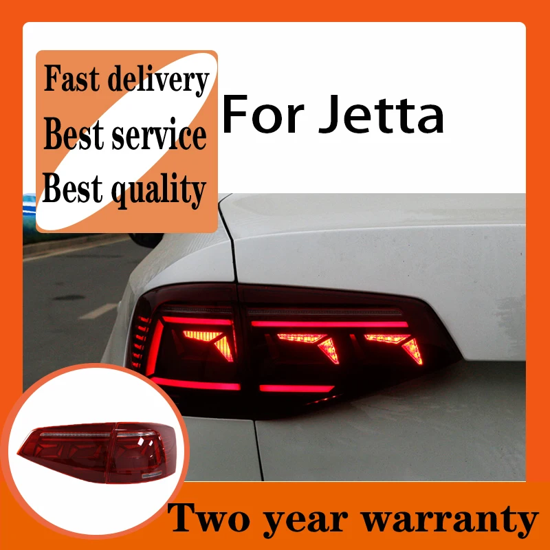 For VW Jetta Tail Lights 2015-2018 LED Tail Lamp LED DRL Dynami Signal Brake Reverse auto Accessories