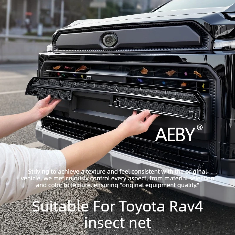 

For Toyota Rav4 2026 Grille insect net,Clip-on Insect Screen Protector,Insect net protector clip-on snap-on,protective cover