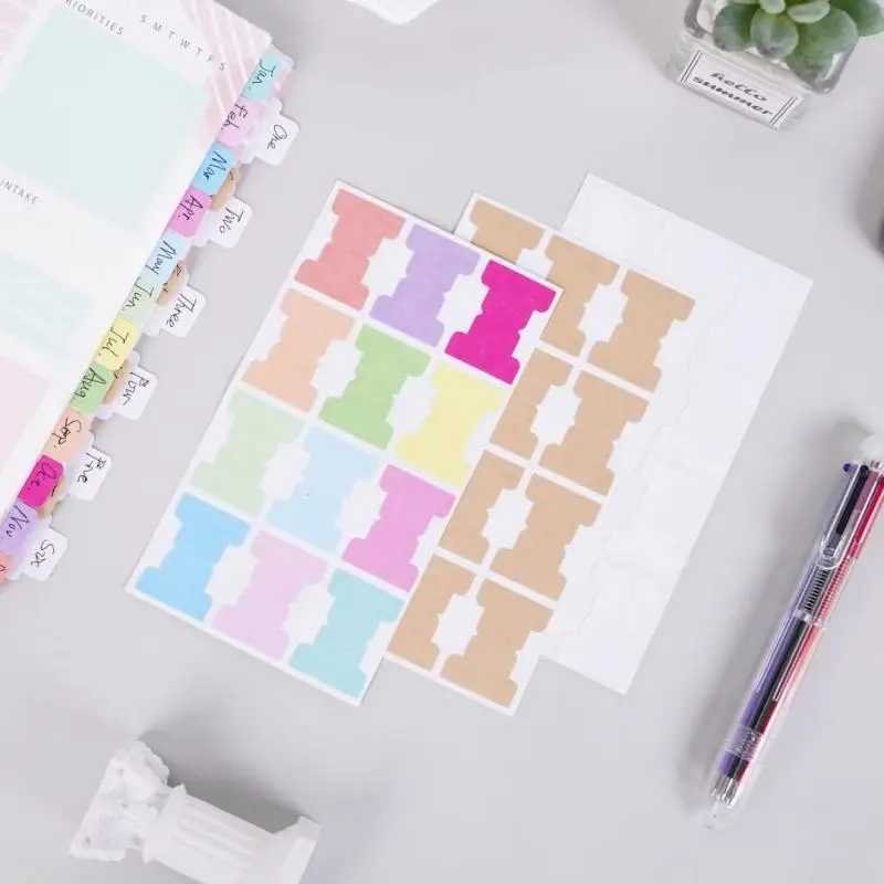 10 Sheets Index Tabs Memo Sticky Note For Page Marker Planner Stickers Self-Adhesive Index Label Sticker Stationery