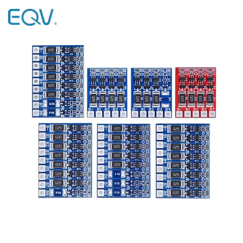 3S 4S 5S 21V 4.2V Balance Function Protection Board 68mA 5S Li-ion Lipo Battery Lithium 18650 Batteries Balanced 6S 7S 8S