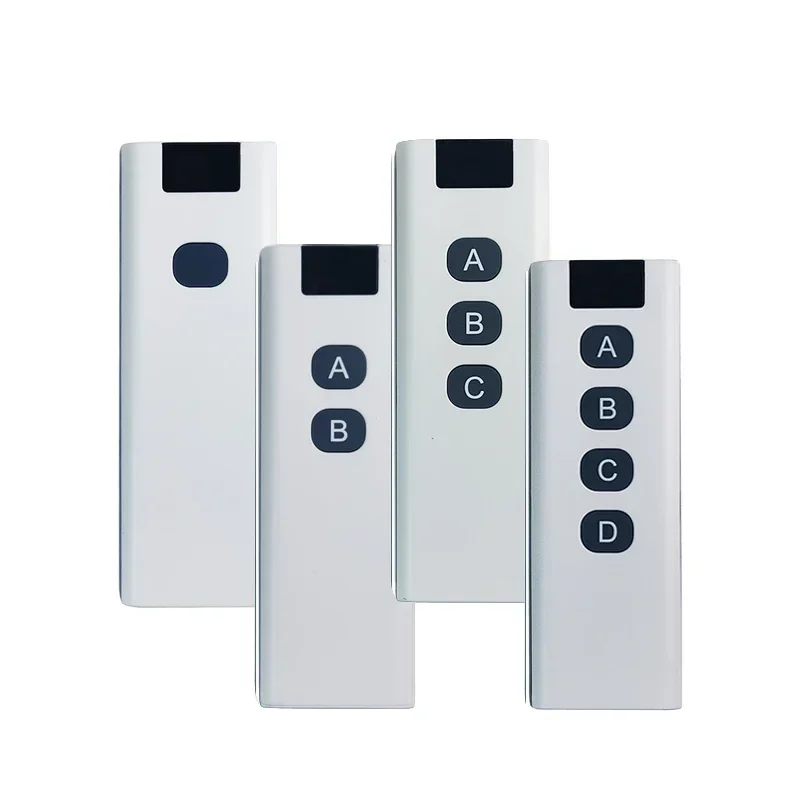 universal Remote Control for garage car gate door 433mhz copy learning code 1/2/3/4/5/6/8/10 Button remote Transmitter casing