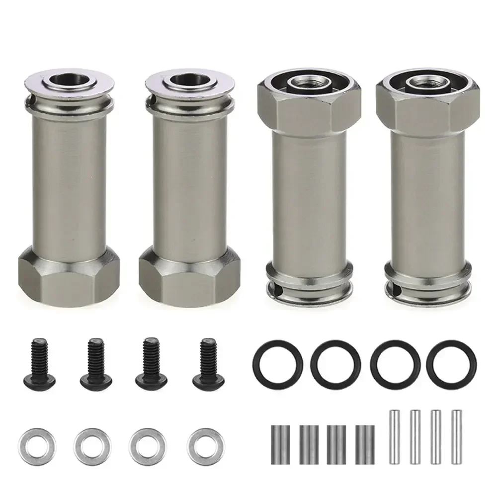 Adattatori esagonali per ruote in alluminio da 12MM estensione lunga 29Mm parti di conversione per auto RC per 1/12 Wltoys 12428 12423