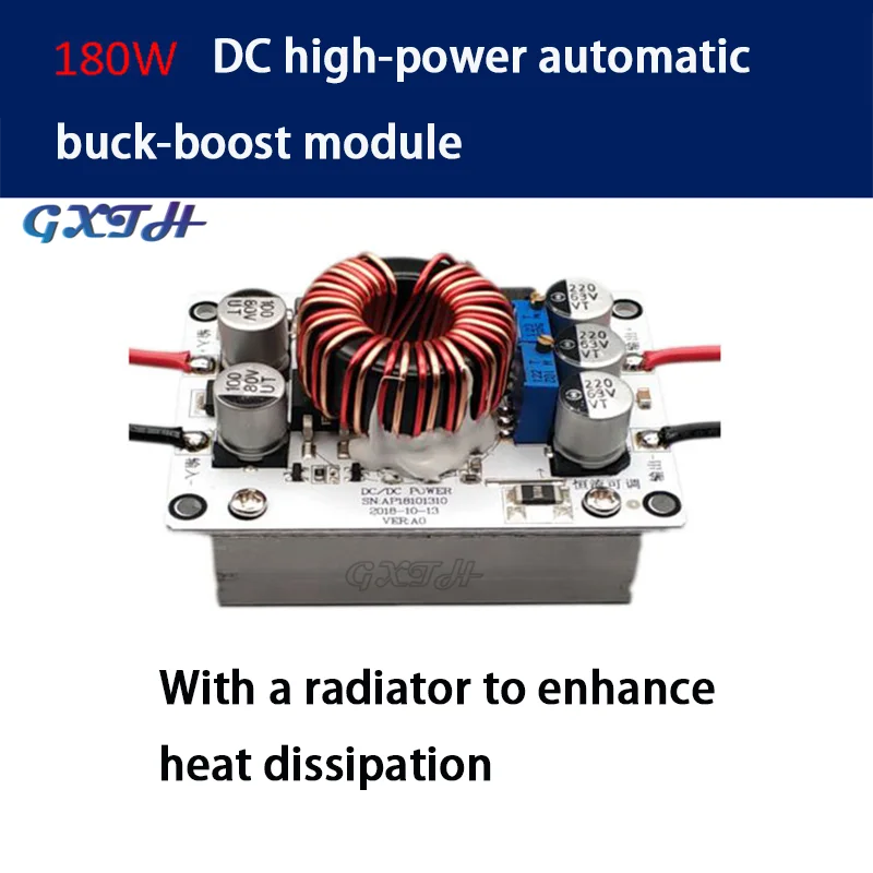 DC-DC 12-70V 24V 48V 8A Constant Current Charging Automatic Step Up/Down Regulator 30W 180W High Power Car Solar Power Module