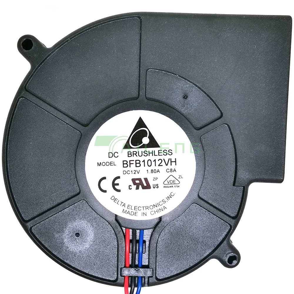 New original 9733 9cm BFB1012VH 12V 1.80A special exhaust fan for barbecue grill centrifugal turbo blower