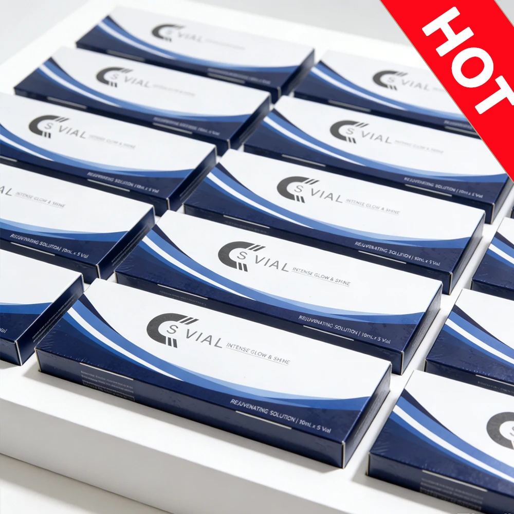 

Набор из 5 ампул по 10 мл: омолаживающий раствор для лица с гиалуроновой кислотой, увлажняющая, восстанавливающая и осветляющая эссенция для ухода за кожей