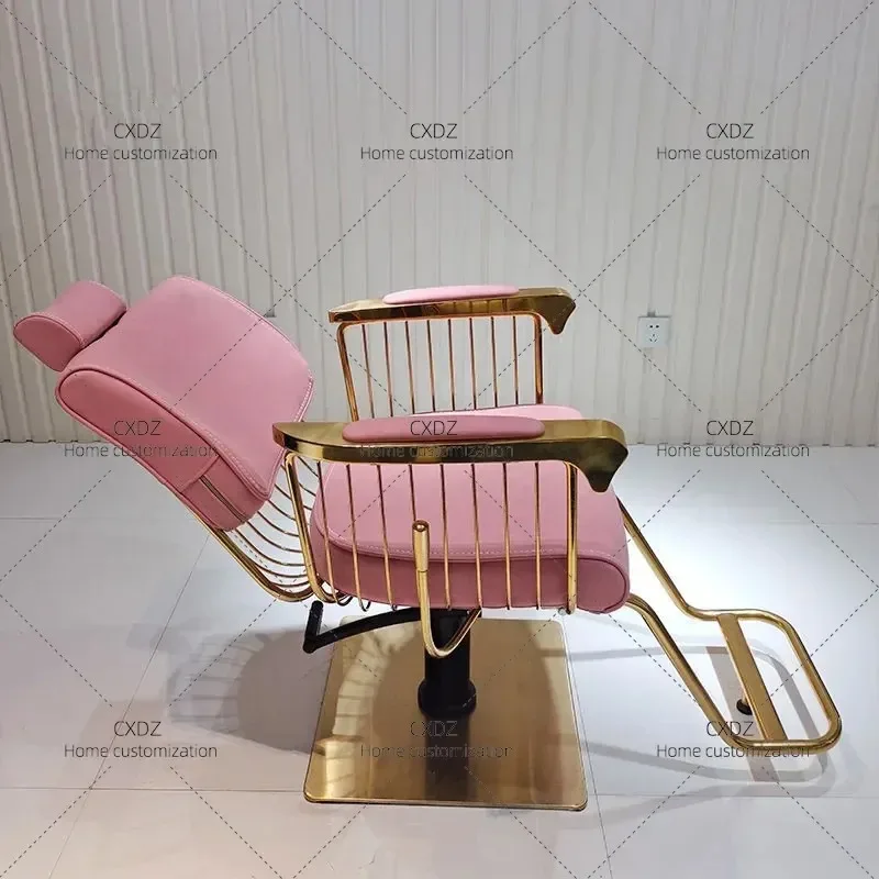 Barber Shop Hair Salon Chair Rotating Lift Seat Adjustable Hydraulic Styling Chair for Home and Commercial Use Wholesale
