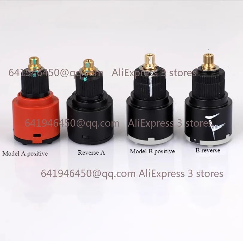 Hot and Cold Water Mixing Valve Faucet Bounce Handle Switch Thermostatic Shower Cartridge Accessories