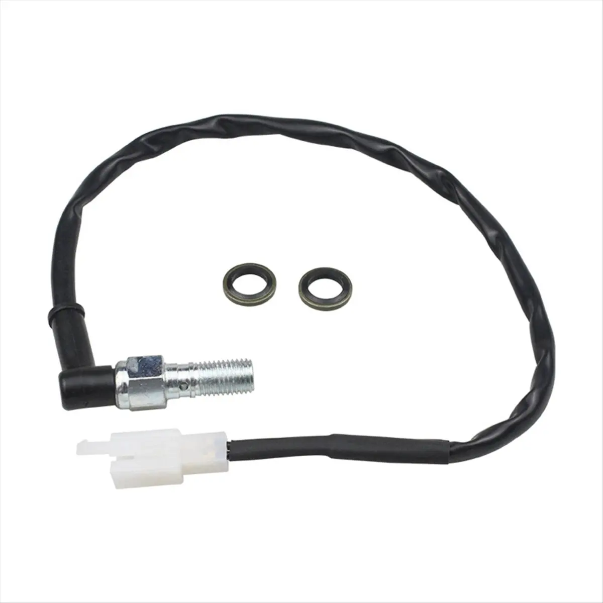 【~ NEW B63C】M10 X 1.0mm Motorcycle Hydraulic Brake Pressure Rear Light Switch Hollow Bolt Motocicleta Hydraulic Brake Switch