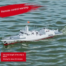 Remote Control Warship Model Can Be Launched Into The Water 60CM 101 Type 2.4G Simulation Electric Warship Remote Control Ship