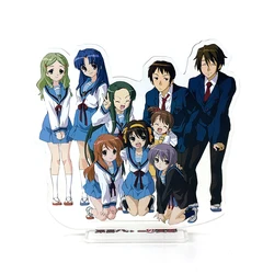 Suzumiya Haruhi Series Kyon Nagato Yuki Tsuruya Asakura Ryouko Kyon's Sister acrylic stand figure model cake topper anime