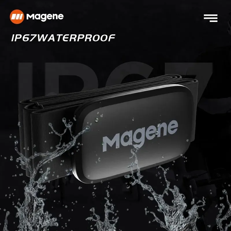 

Датчик сердечного ритма Magene Mover H64, двойной режим ANT Bluetooth с нагрудным ремнем, велосипедный компьютер, велосипед для спортивного монитора Wahoo Garmin