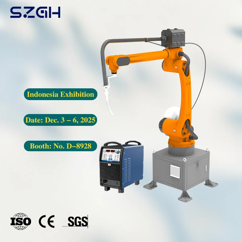 High Quality 220v 10kg Payload Welding Robot 6 Axis Industrial Robotic Arm Palletizing Welding Machine