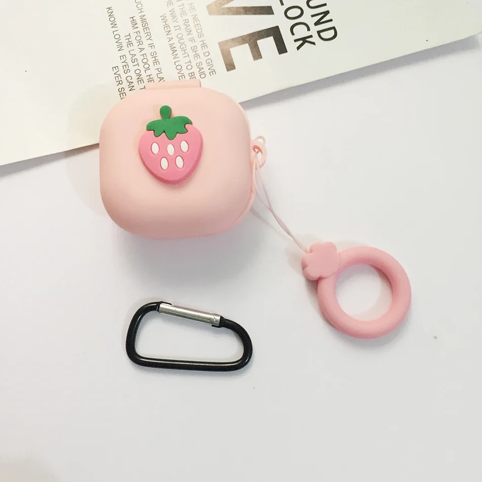 Casing Kartun/Pelangi Imut untuk Samsung Galaxy Bud 2 Pro/Bud Live/Bud Pro Casing Earphone Bluetooth TWS Sampul Pelindung Lembut