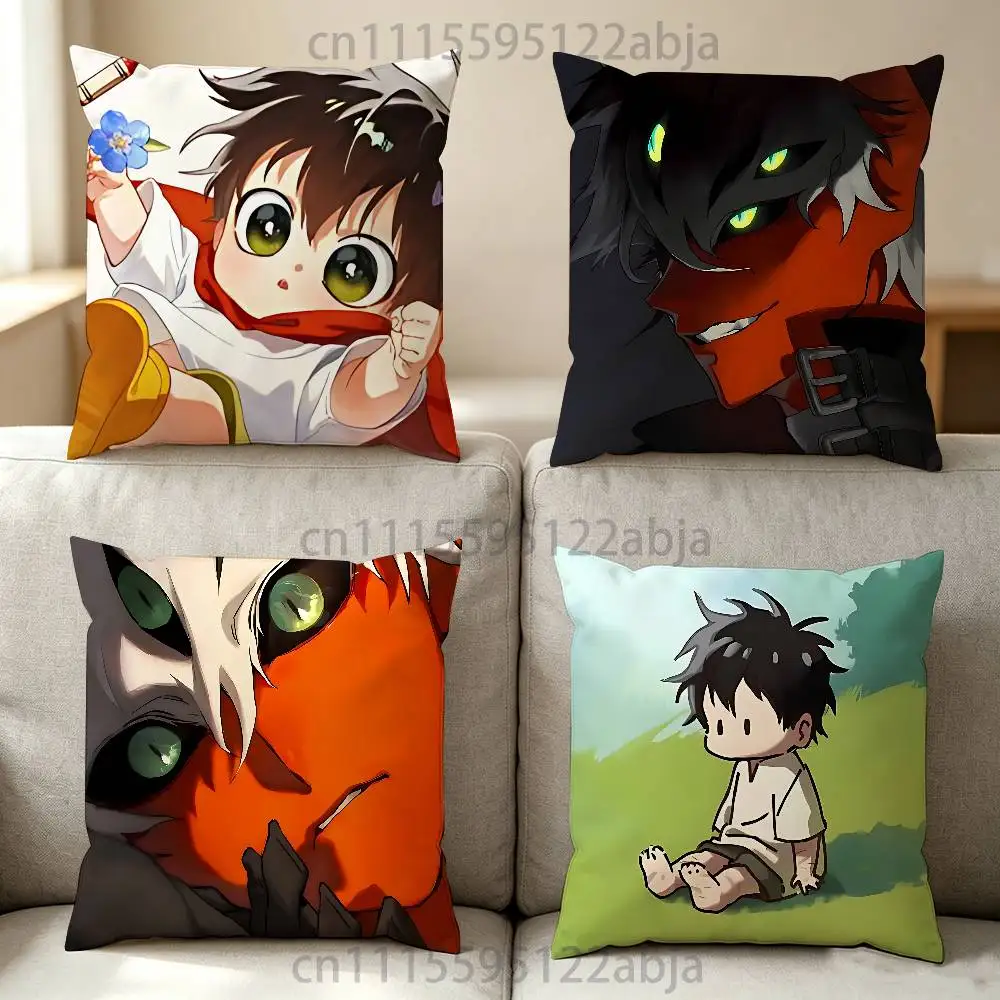 On the Way to Meet Mom Anime Celebrity Merchandise All-Match Printed Pillow Case Sofa Car Office Room Decoration Protector