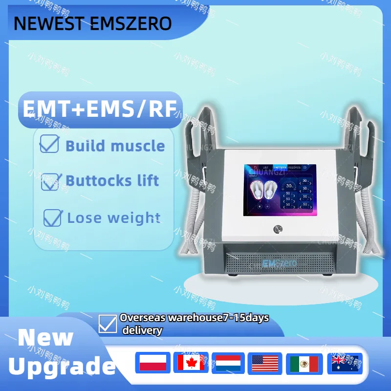 

EMSzero Body Sculpting Machine Shaping 6500W 200hz EMS Radio Frequency RF Muscle Stimulator Device