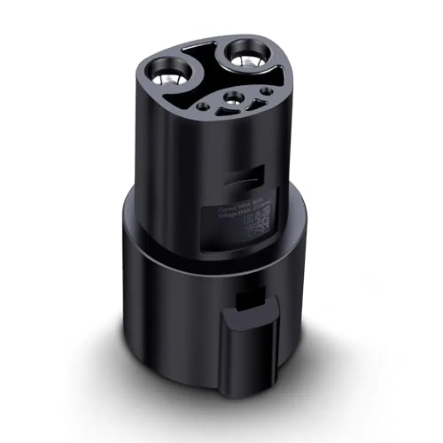

J1772 to Tesla Adapter 80 Amp 240V - EV Charging Adapter Compatible with Tesla Model S/3/X/Y/Cybertruck and All Electric Vehicl