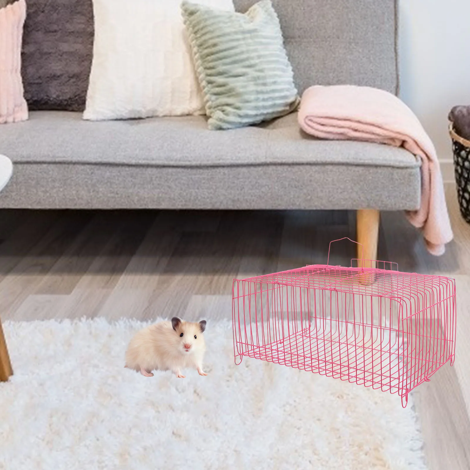 

Wire Travel Carrier Small Outing Budgie Bird Travel Carrier Cages For Birds Parrot Animal Handheld Bird Cage Cage