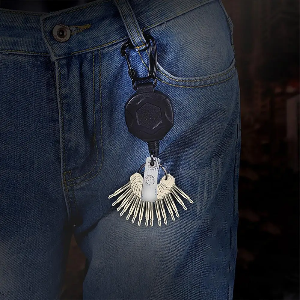 ステンレス鋼の格納式キーホルダー,重いステンレス鋼,idバッジホルダー,垂直リール,耐久性のあるロス防止