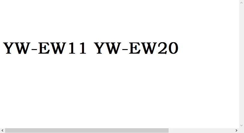 Original Genuine Dual Touchpoint YW-EW11 YW-EW20 YW-EW02 in Stock - Electronic Component for Your Projects