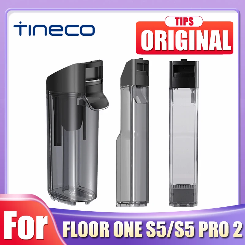 Original Clean/Dirt Water Tank Replacement for Tineco FLOOR ONE S5/S5 PRO 2 Smart Wet/Dry Vacuum Cleaners Accessories Parts