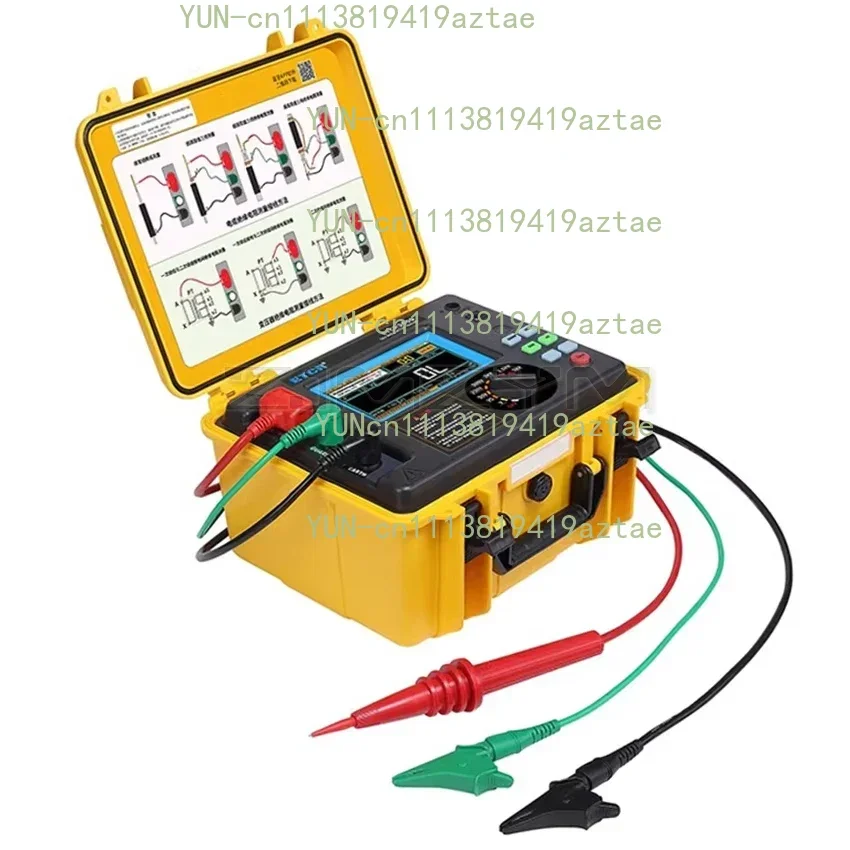 ETCR3500 / 3500B High Voltage Insulation Resistance Tester Digital Earth Resistance Multimeter Range 5KV/10KV 2TΩ/5TΩ