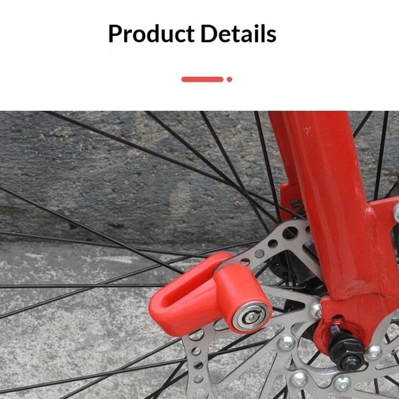 Anti-theft Lock Electric Scooter Disc Brake Lock with Steel Wire Bicycle Mountain Bike Motorcycle Disc Lock Safety Theft Protect image 6