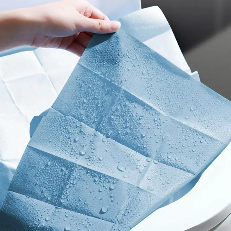 Disposable Toilet Seat Cover 10Pcs Waterproof Safety Toilet Seat Pad Portable Cover Mat For Travel Camping Bathroom Accessiories