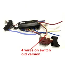Electric Drill Switch Speed Control Push Trigger Switch Replacement For WORX WU175 WX175 WX373 WX175.1 WX175.9 WX175.1 WX373.1